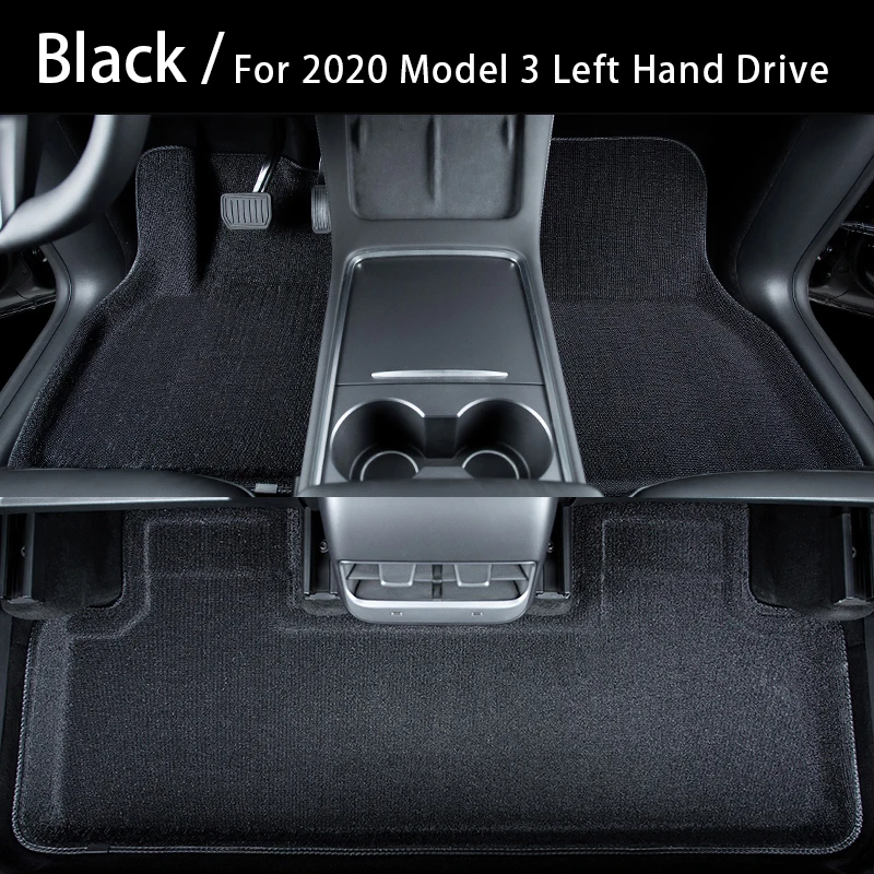 Fully Surrounded Special Foot Pad For 2020 Tesla Model 3 Car Waterproof non-slip Floor Mat 3Pcs/Set Modified Accessories | Автомобили и