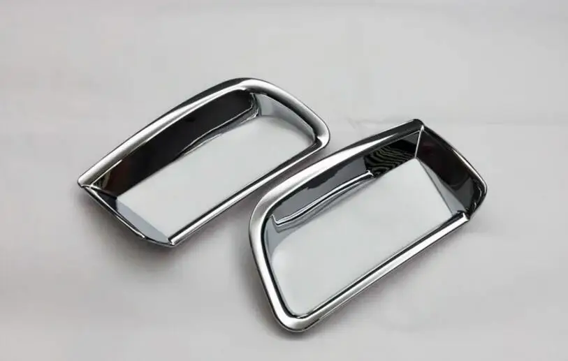 

2 Pcs Brand New ABS Chrome Car Rear Fog Light Lamp Cover Trims For TOYOTA PRADO 2014-2015 Car Styling Auto Accessories