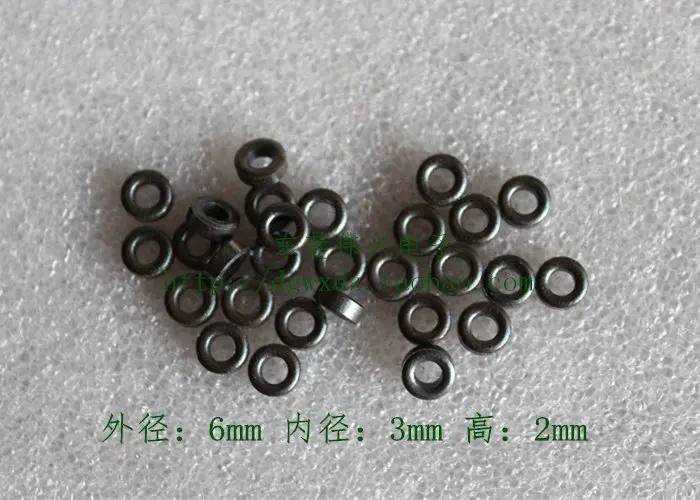 Ferrite core 6mm*3mm*2mm anti-interference Filter magnetic beads 6*3*2 nickel-zinc inductor small ring | Обустройство дома
