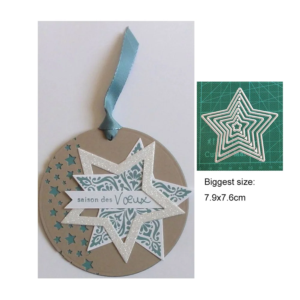 

metal cutting dies cut die mold Various Stars decoration Scrapbook paper craft knife mould blade punch stencils dies