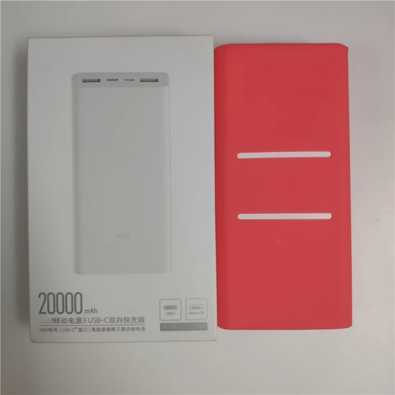 Чехол для Xiaomi Power bank 20000 мАч 3 PLM18ZM 18 Вт 2-сторонняя Быстрая зарядка USB C портативный Mi