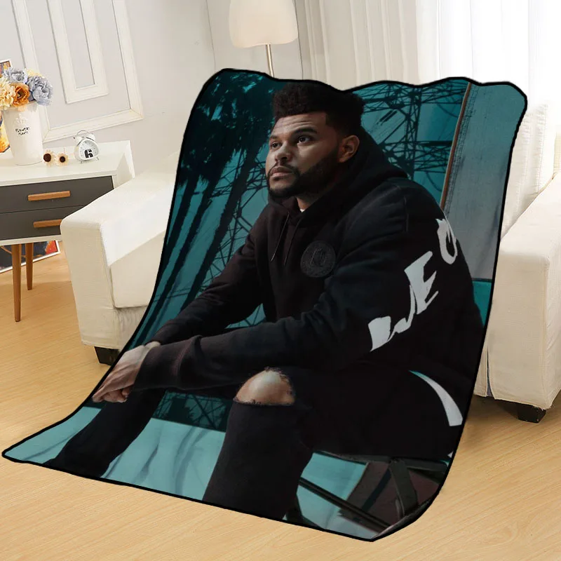 Новое поступление, мягкое одеяло Weeknd с принтом, покрывало для дома,  дивана, постельного белья, портативное покрывало для путешествий для  взрослых | AliExpress