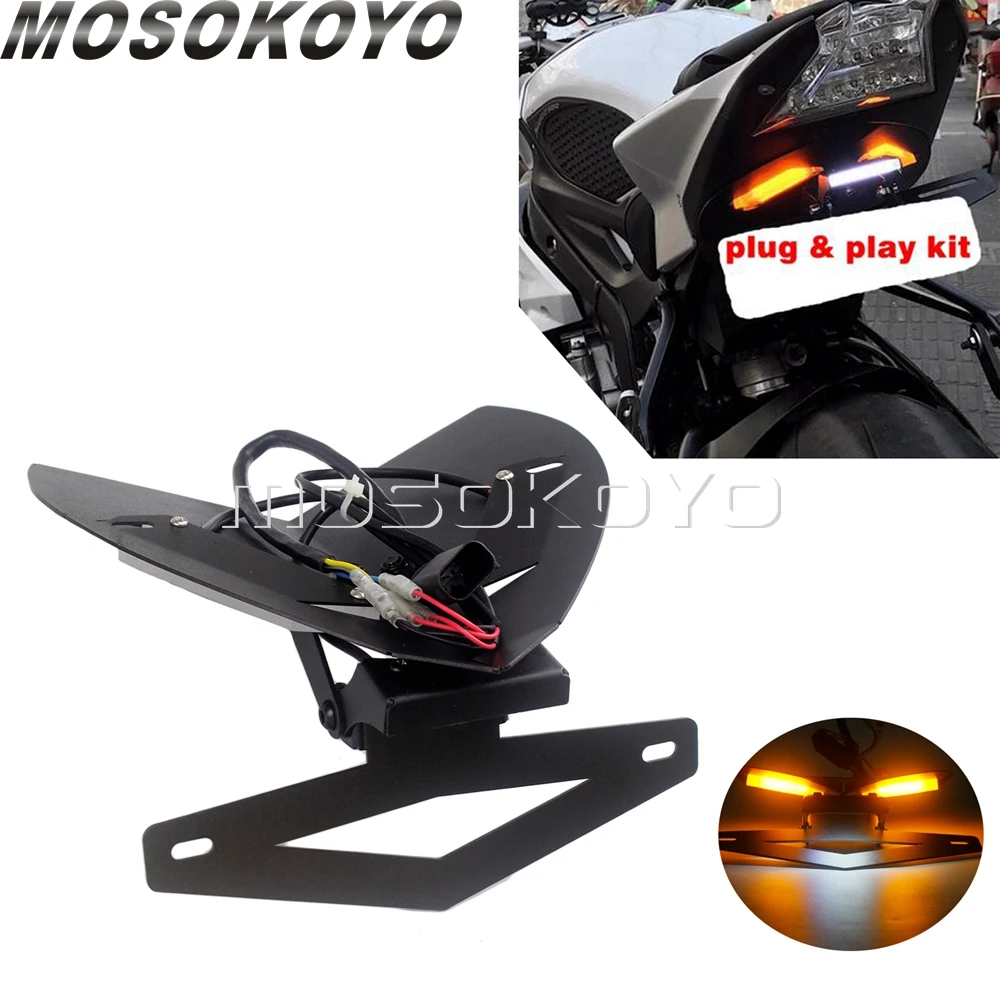 Для BMW S1000RR S1000R мотоциклетный задний аккуратный кронштейн для номерного знака