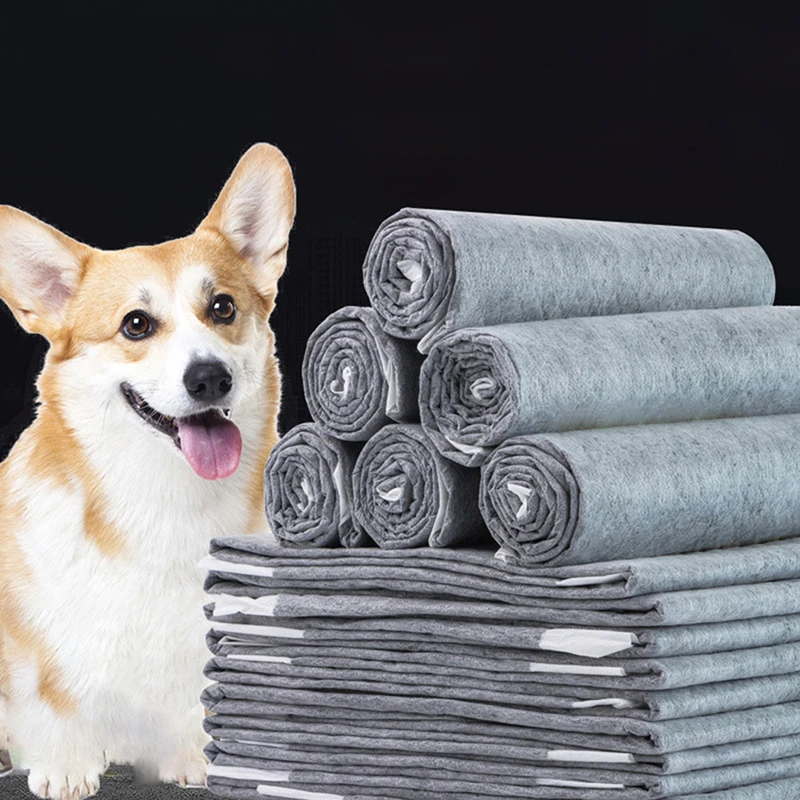 

Pet Pad Bamboo Charcoal Super Absorbent Quick Dry 6-Layer Dog Potty Pad Training Pee Pads Cat Pee Mat Pet Supplies Toilet