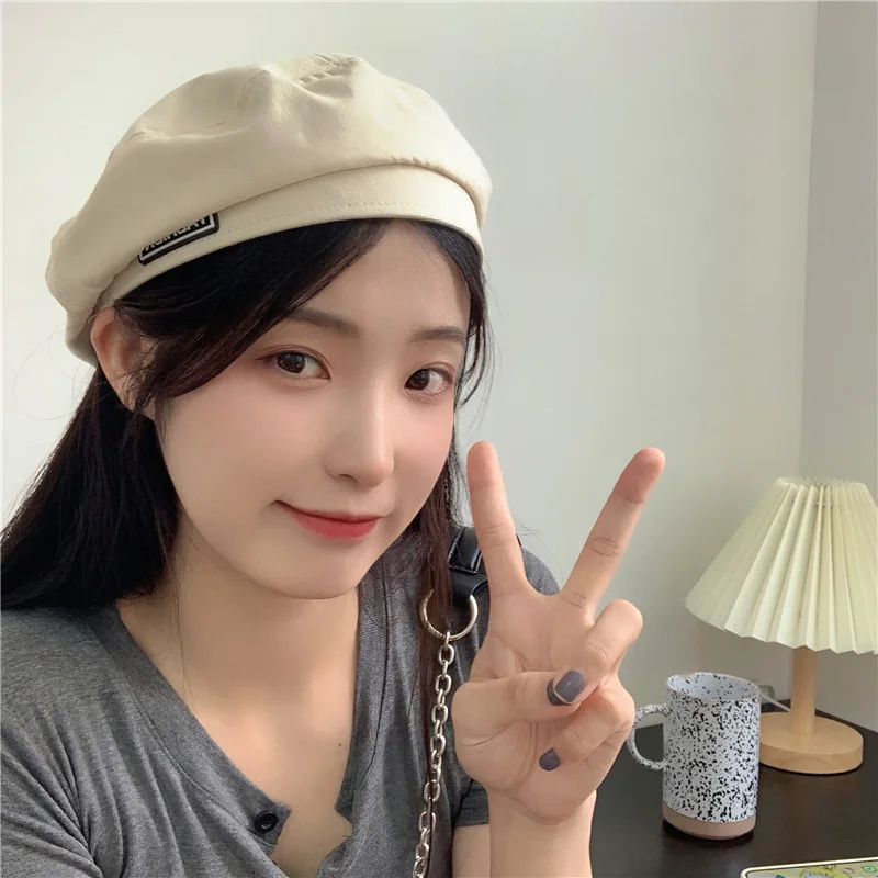 Берет Foux женские шапки повседневные всесезонные однотонные регулируемые