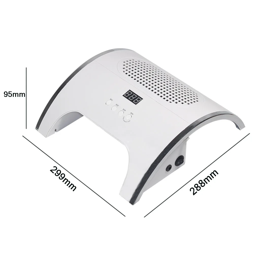 2 в 1 сборщик Сора с & 80 Вт лампа для маникюра со два мощных вентилятора 36
