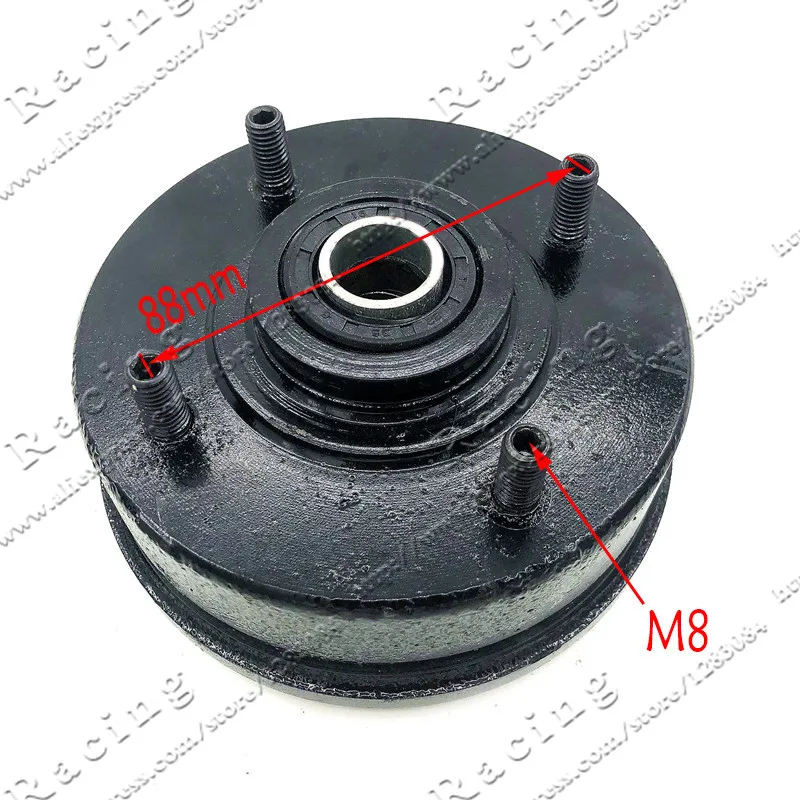 Барабанный тормоз M8 * 15 мм 90 4 ступица колеса для Jinling Fuxin 110CC 150CC 200CC 250CC детали багги