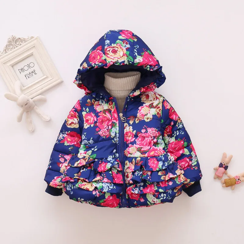 Детская куртка для девочек 2021 осенне-зимняя пальто теплая верхняя одежда с