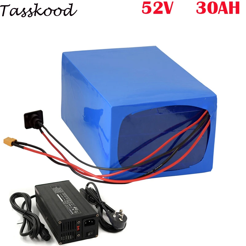 Литий-ионный аккумулятор для электрического велосипеда мотоцикла 52 в 30 Ач 14S 18650