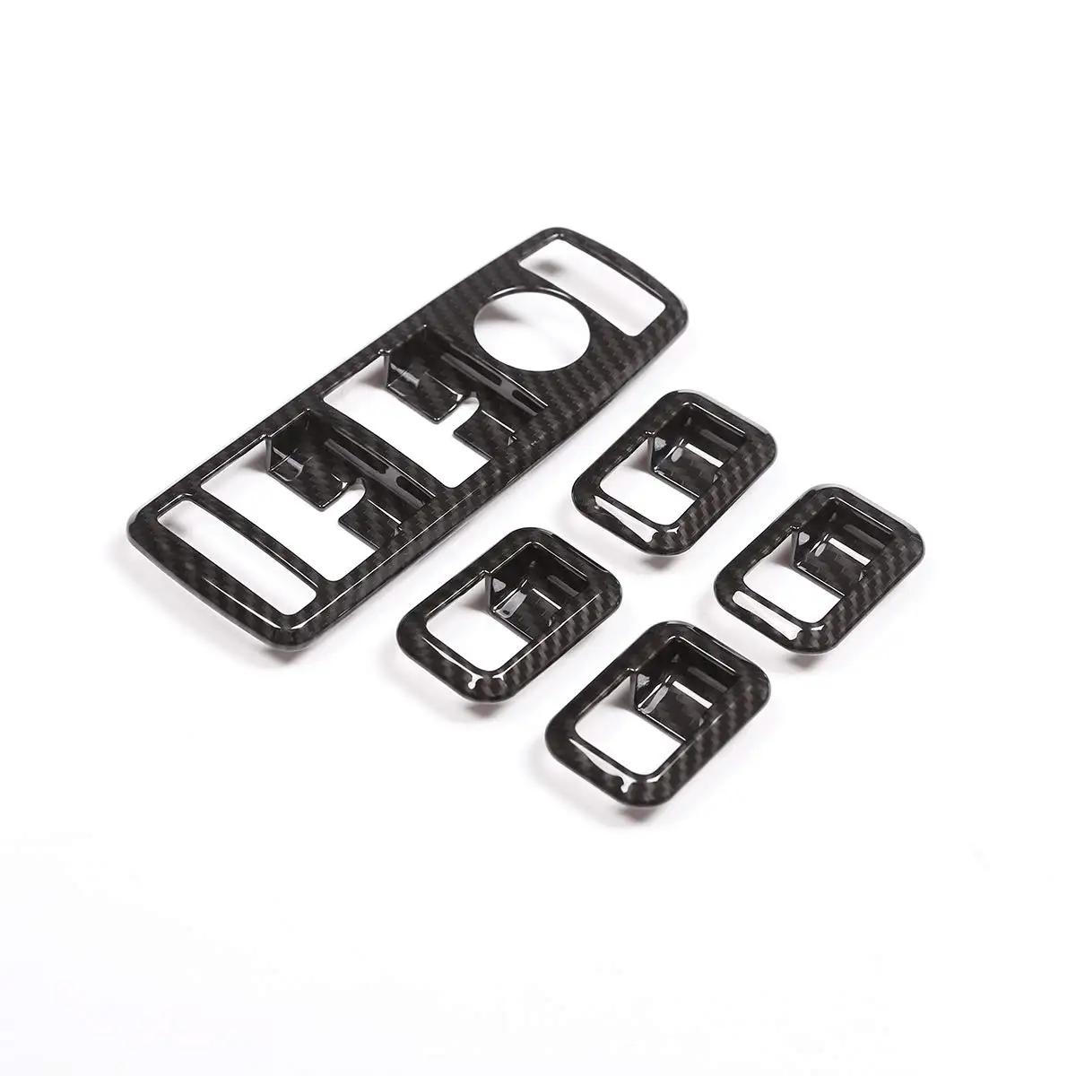 Стильная крышка кнопки переключателя стеклоподъемника из АБС-углеволокна для