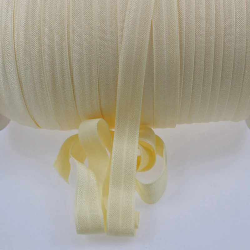 Эластичные однотонные резинки для волос 16 мм блестящие повязки платье с повязкой