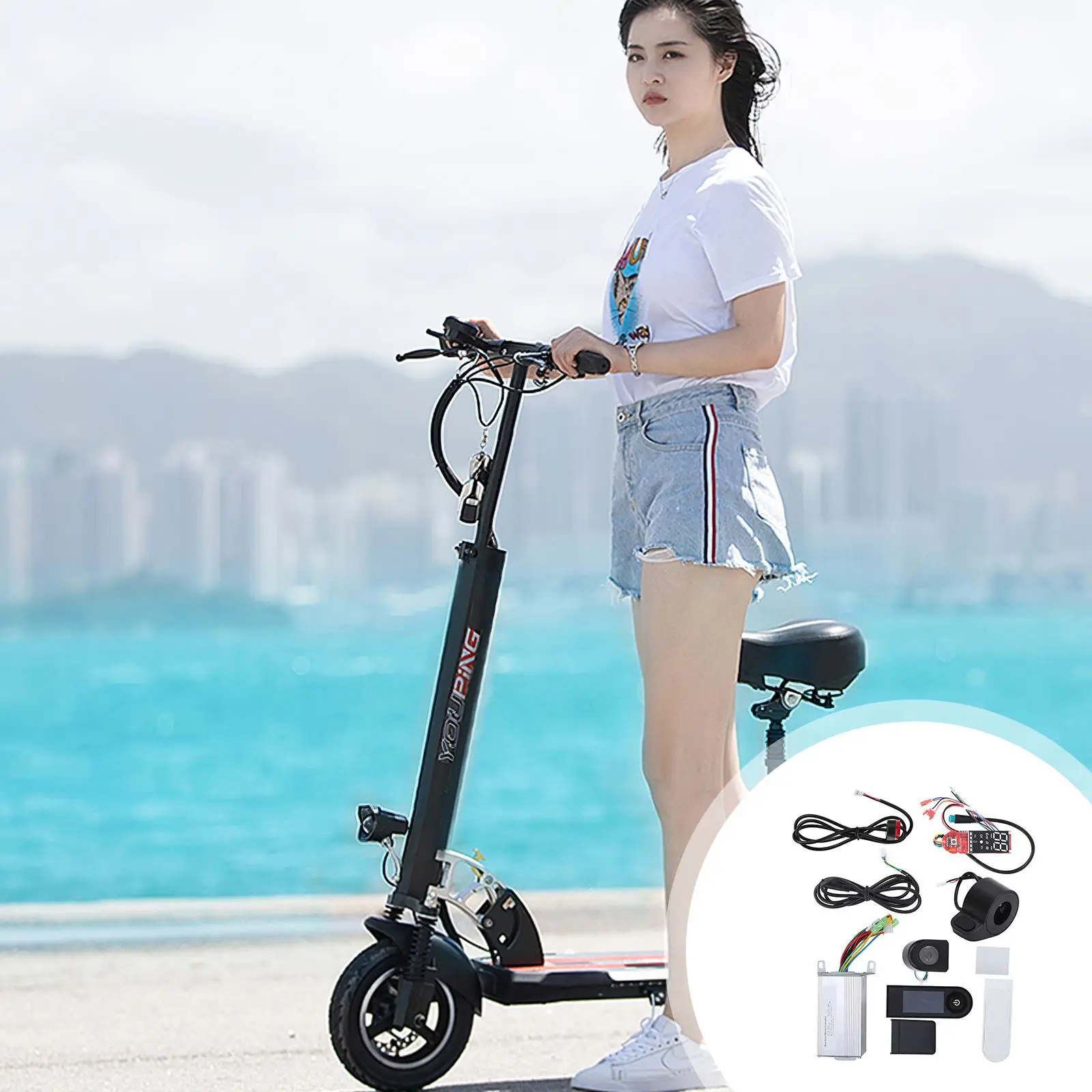

7 Pieces For Xiaomi M365pro Electric Scooter Complete Combination Electric Controller Bluetooth Board Accelerator Handbrake