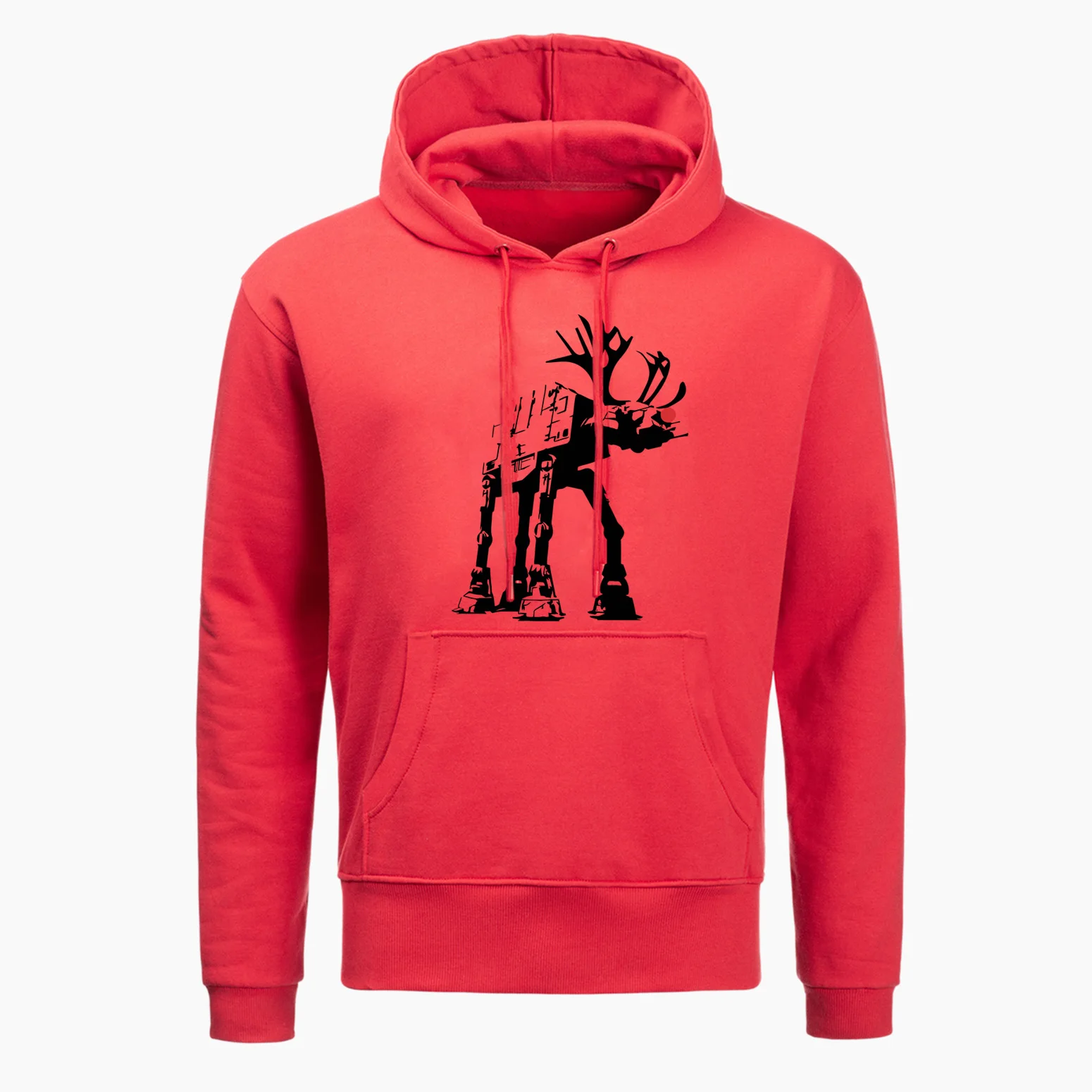 Новые толстовки Star Wars с забавным оленем, AT-TE, Уокер, модная Толстовка с принтом, осенние мужские толстовки в стиле хип-хоп, Harajuku Sweetshirt