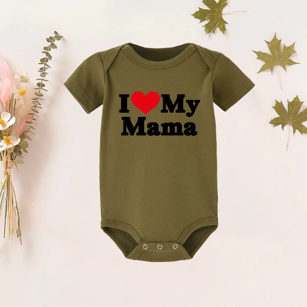 Monos para ni&ntilde;a peque&ntilde;a, ropa de verano para beb&eacute; reci&eacute;n nacido, Pelele de algod&oacute;n, disfraz de Love Papa para reci&eacute;n nacido, ropa para ni&ntilde;o-4