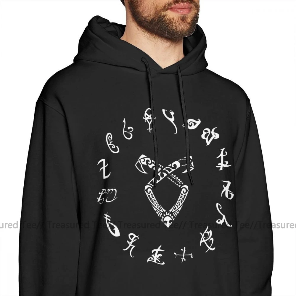 Толстовка shadowhunter, толстовки shadowhunter, теплый пуловер с длинным рукавом, худи более размера, для улицы, фиолетовые, популярные, хлопковые мужские толстовки