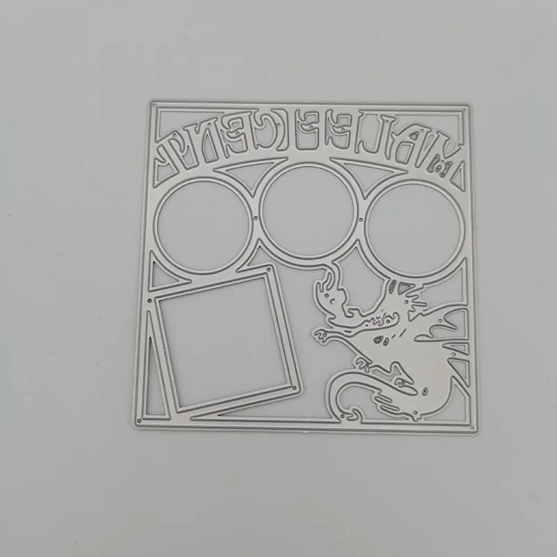 

Metal Cutting Dies Dragon Scrapbook Paper Craft Decoration Dies Stencil For Album Card Making Knife Punch New Dies