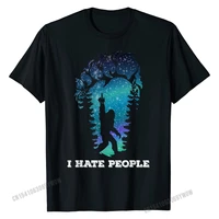 bigfoot middle finger i hate people sasquatch funny t shirt t shirt latest youth tshirts cotton tops t shirt unique