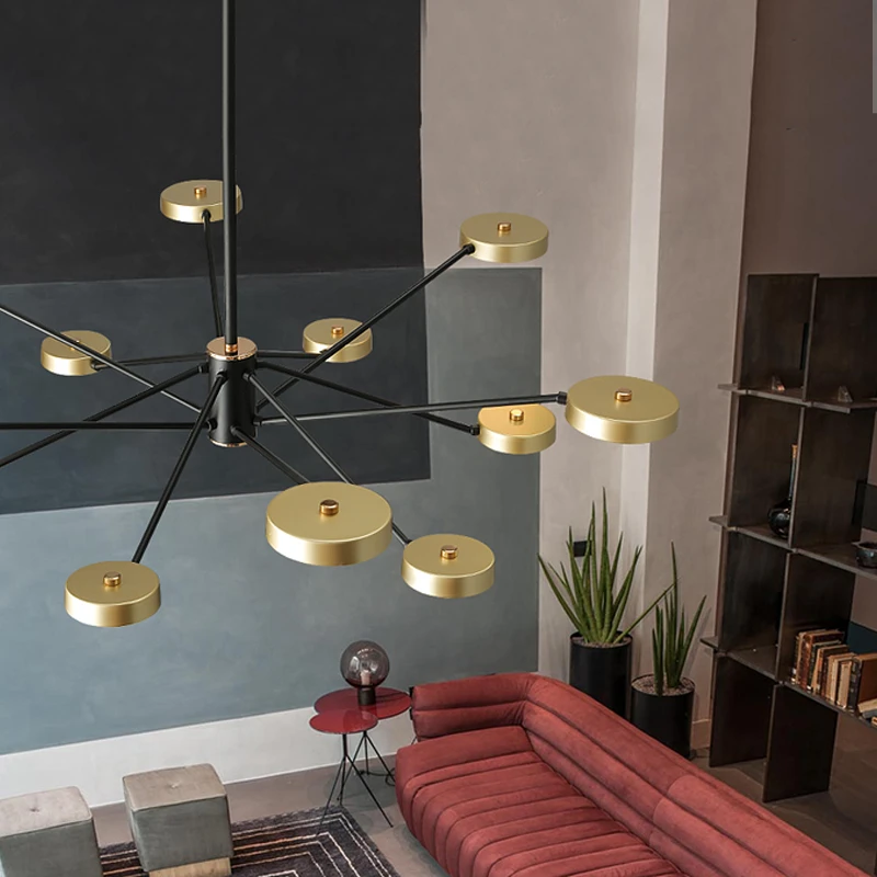 Скандинавский светильник потолочный s для гостиной Ретро Лофт винтажный