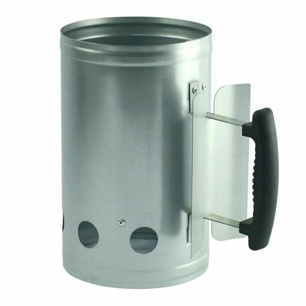 Барбекю дымоход стартер древесный уголь гриль сталь быстрый огонь Зажигалка для