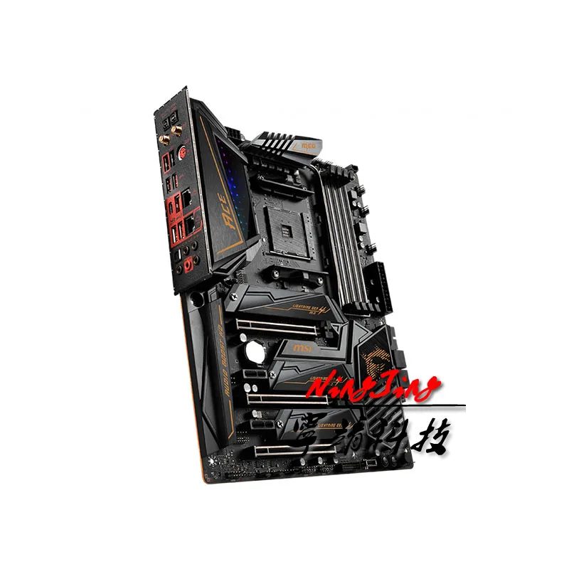 Процессор MSI MEG X570 ACE ATX AMD DDR4 5000(OC) МГц M.2 SATA 6 Гбит/с USB3.2 128G может поддерживать разъем