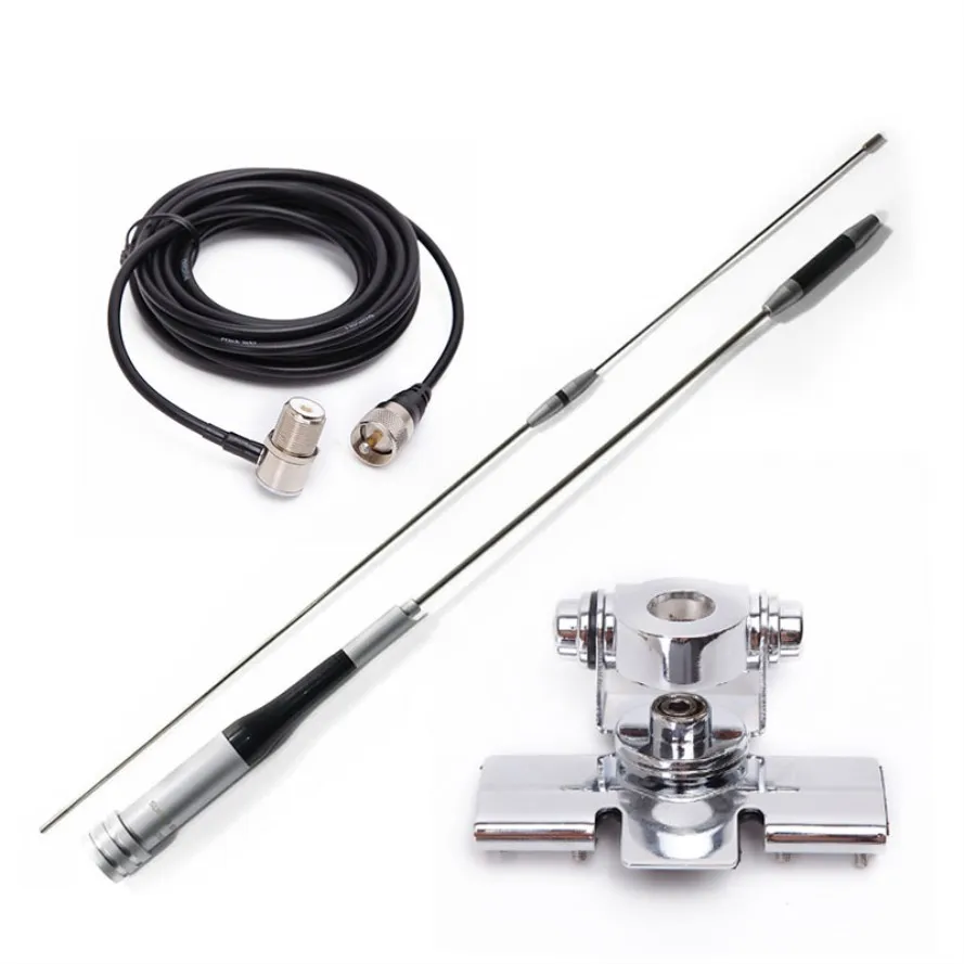 Antenna Package: Mobile  SG7500 UHF/VHF Dual Band Diamond SG 7500+Car Clip Mount Kit RB 400+5M Cable For  Car Radio