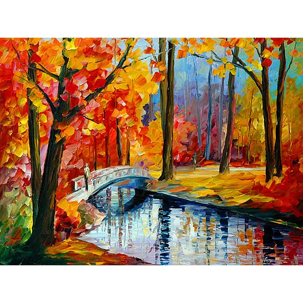 Горячая Распродажа ромбовидный живописное пастбище закат пейзаж креативная