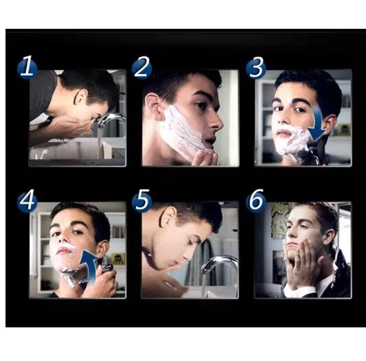 

4pcs/pack Professional Shaving 5 Layers Razor Blades Compatible For Men Face Care or Mache 3