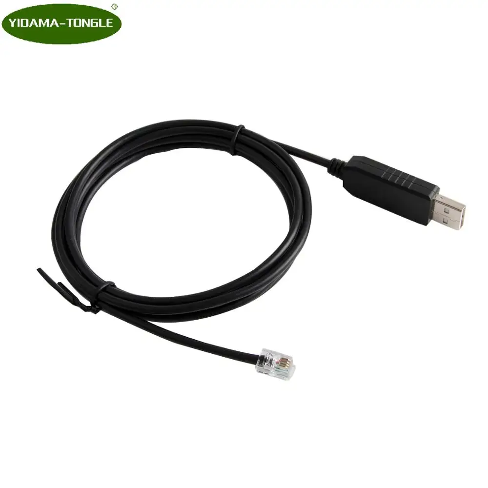 Кабель переходник FTDI USB к RJ9 4P4C RS232 для телескопов Celestron Nexstar EQ6|Компьютерные кабели