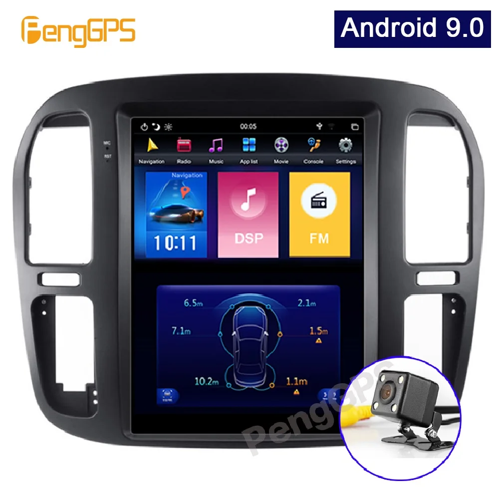 Для Toyota LC100 для Lexus LX470 Android 1998 2002 автомобильный Радио Стерео GPS навигация аудио DVD