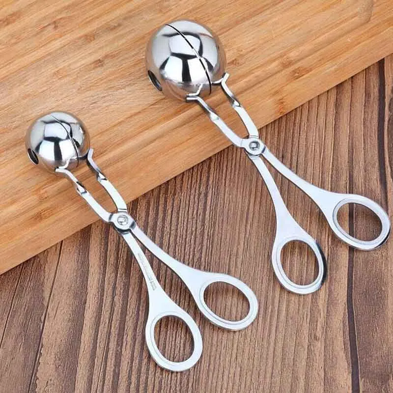 Кухня удобный аппарат для приготовления фрикаделек Нержавеющая сталь зажим