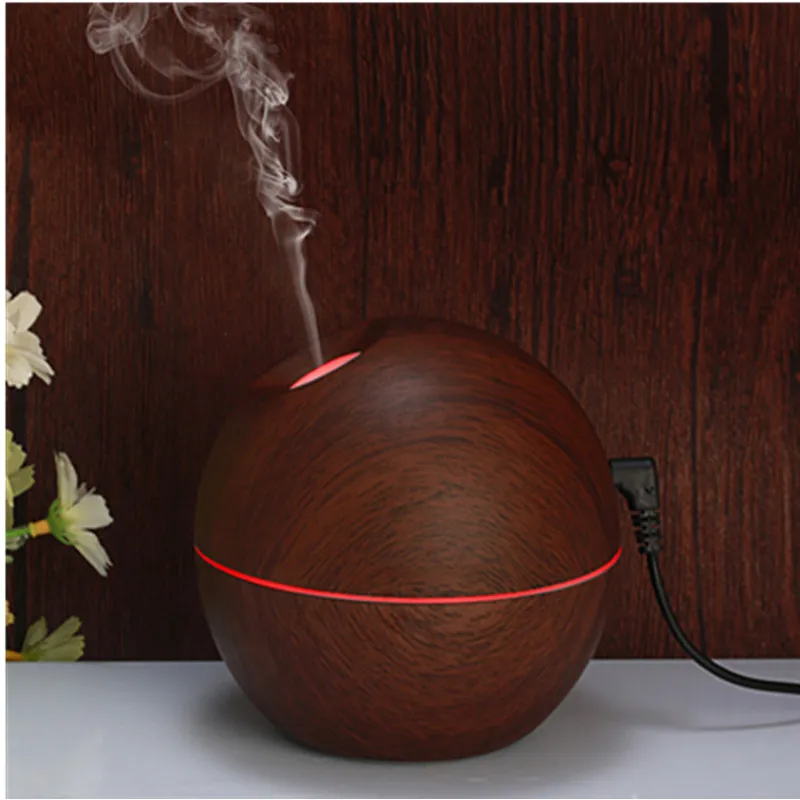 

Aroma Light Led 130ML Air Humidifier USB Aroma Wood Oil Diffuser Ultrasonic Electric Mist Maker For Home Air Humidifier