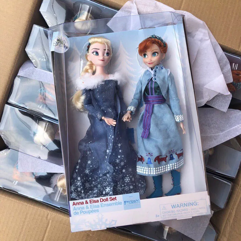 Игрушки Disney аниме Холодное сердце игрушки принцессы Эльзы и Анны 30 см 12 подвижных