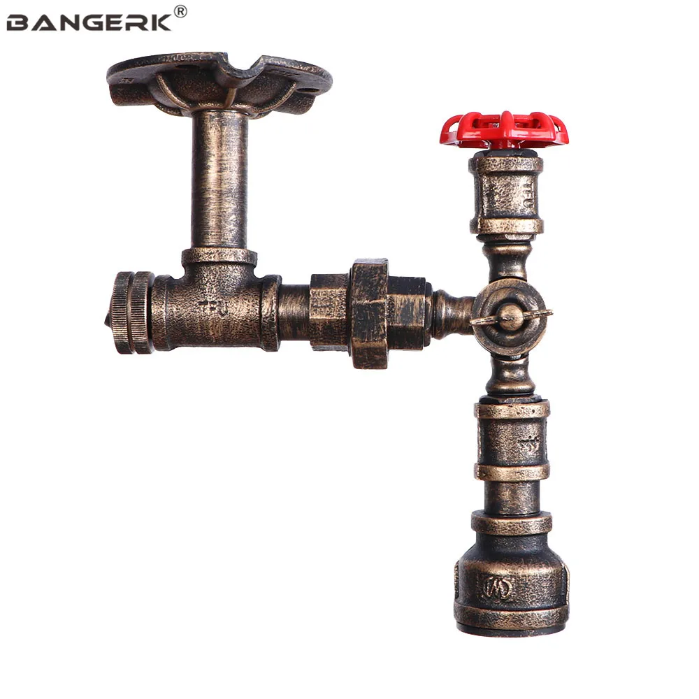 Потолочные светильники винтажные из ржавчины железа водопроводные промышленные