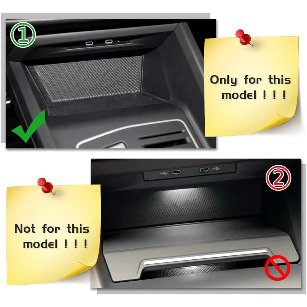 

Car Center Console Storage Box Tray Divider Organizer Box Container Holder for Golf 8 MK8 2020 2021 Car Interior Accessories