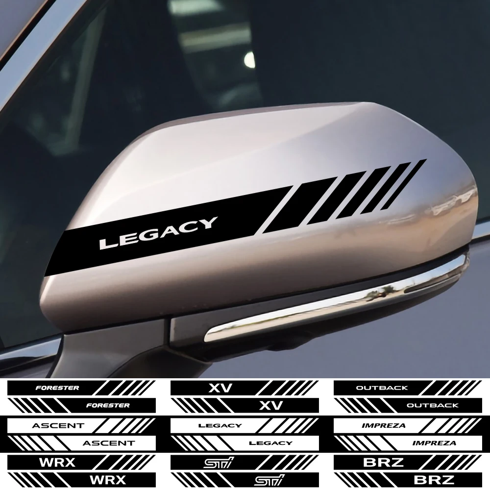 2 шт. спортивные наклейки на зеркало заднего вида с логотипом НТИ для Subaru XV Legacy