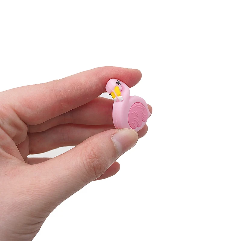 Ченкэй 5 шт. силиконовых кейсов Фламинго Прорезыватель для зубов изготовления