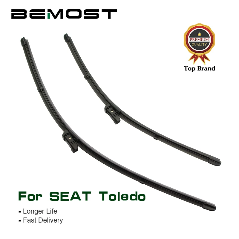 

BEMOST Car Clean The Windshield Wiper Blades Natural Rubber For Seat Toledo MK1 MK2 MK3 MK4 ,Model Year From 1991 To 2018
