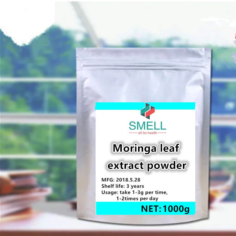 

High quality Moringa oleifera leaf extract powder Free shipping