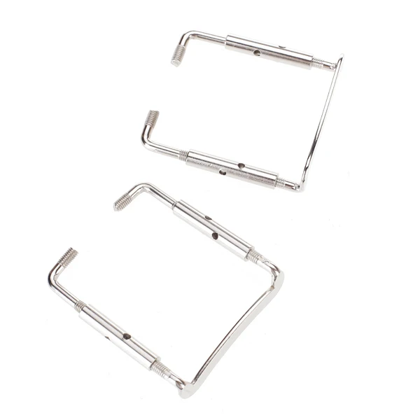 

Great Replace Parts 2 Silver 4/4 Violin Chinrest Chin Rest Clamp Screw Durable