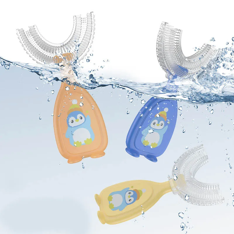 

Baby toothbrush children's teeth oral care cleaning brush soft silicone baby teether toothbrush new baby products 2-12 years old