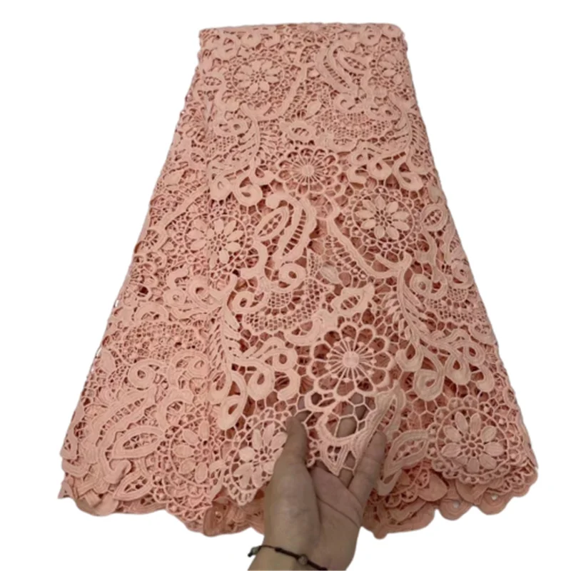 Низкая цена Высокое качество африканская кружевная ткань Embroiderey швейцарские