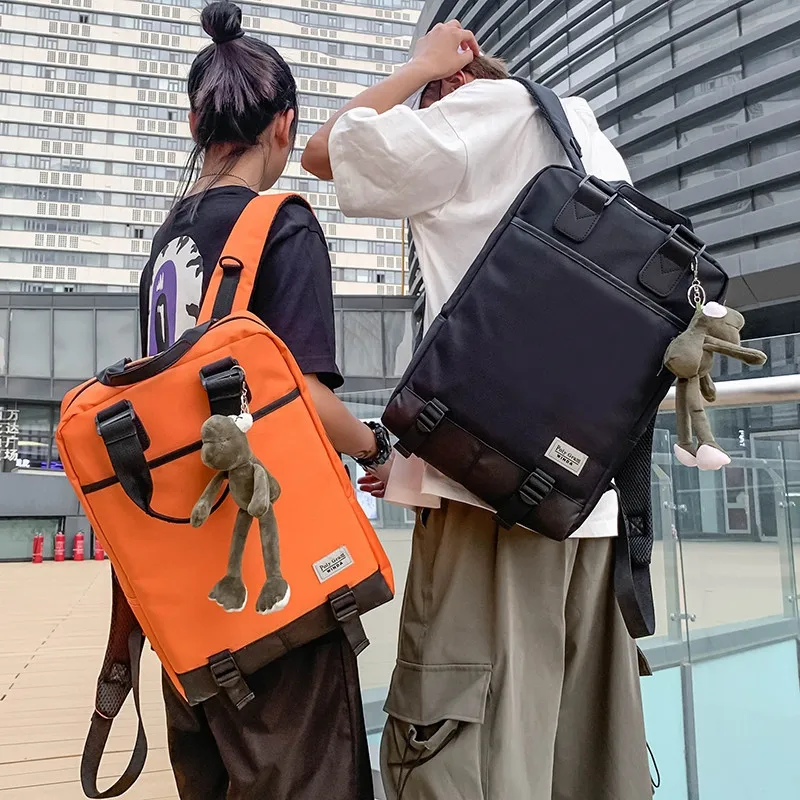 

2021 new tide brand Oxford cloth shoulder bag secondary school students school bag large capacity computer backpack