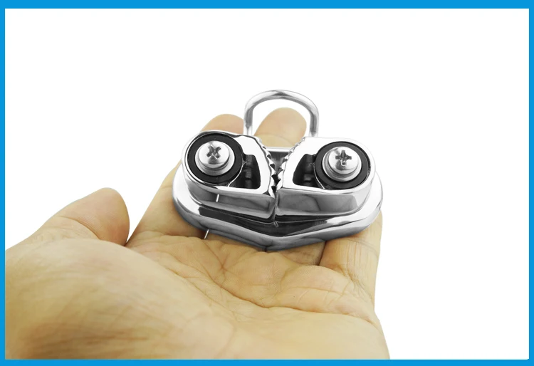 2X SS 316 Cam Cleat с проводом ведущее кольцо лодка Cleats Matic Fairlead морской парусный спорт