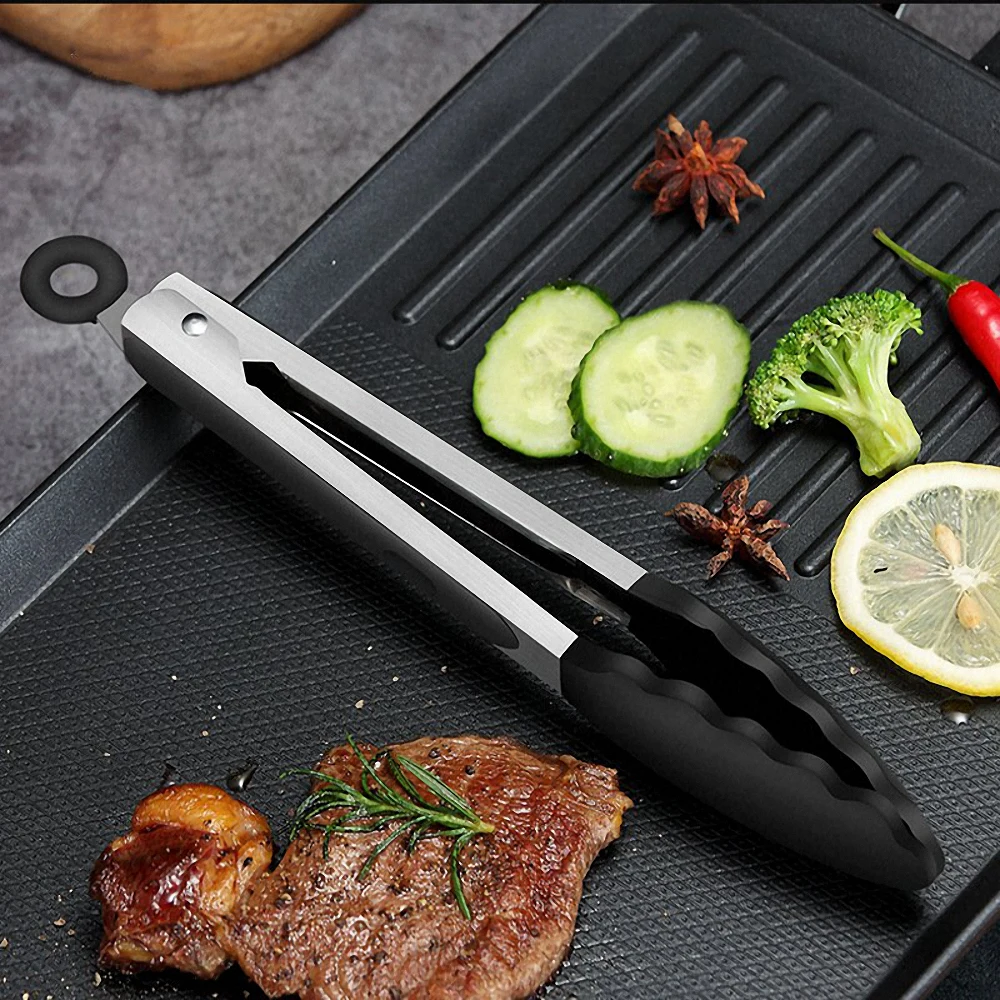 Силиконовые щипцы для барбекю набор кистей из нержавеющей стали приготовления