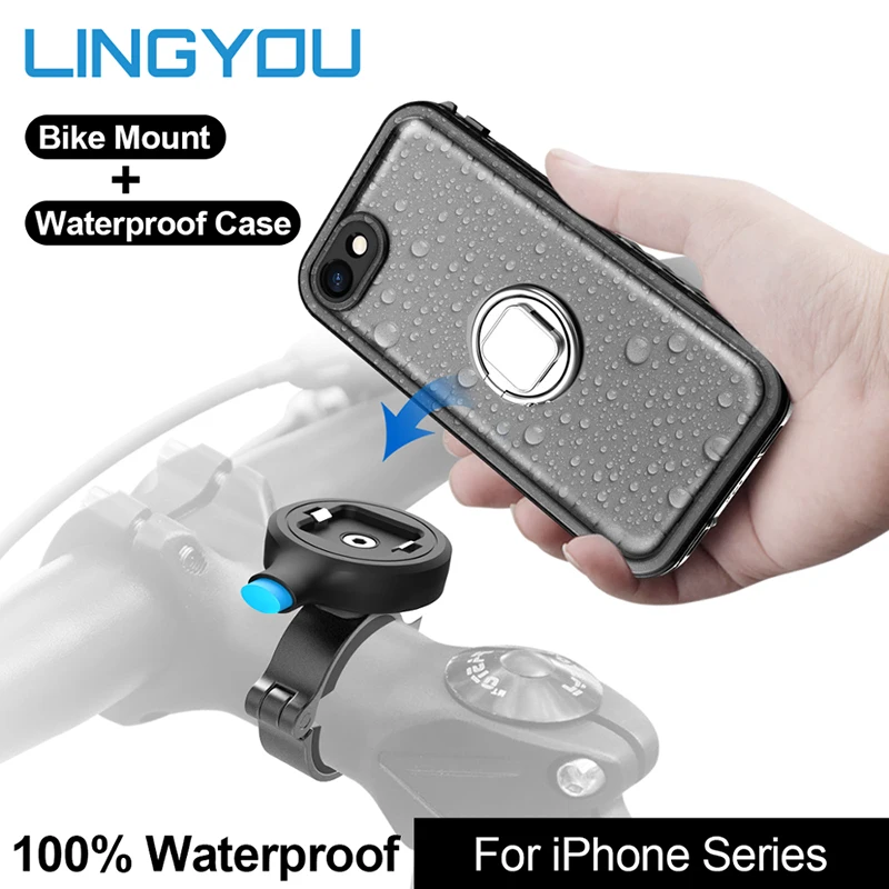 Держатель для телефона LINGYOU мотоциклетный велосипедный алюминиевый