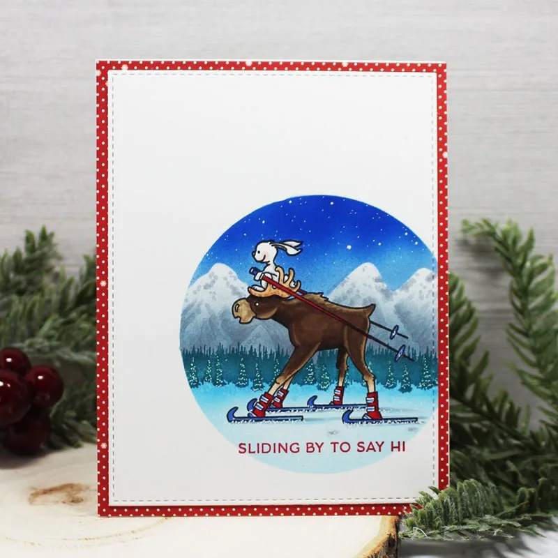 Moose & Полярный медведь раздвижные ворота для бутылок на должен сказать