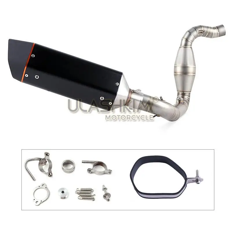 Мотоцикл Полная система глушитель Escape Slip On для bmw G310R G310GS G 310R 310GS средняя