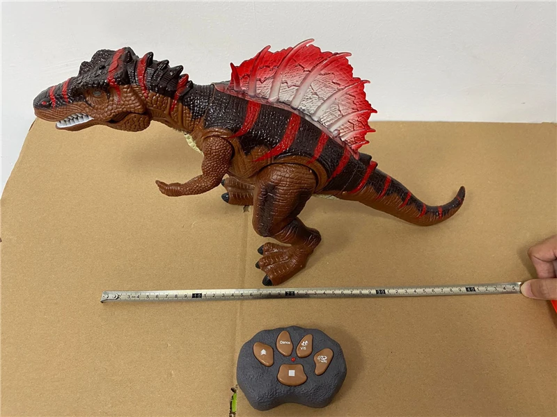 

Electric Dinosaur Kids Pet Remote Control Toys Walking Tyrannosaurus Animal Model Color Light Sounds Children Birthday Gift