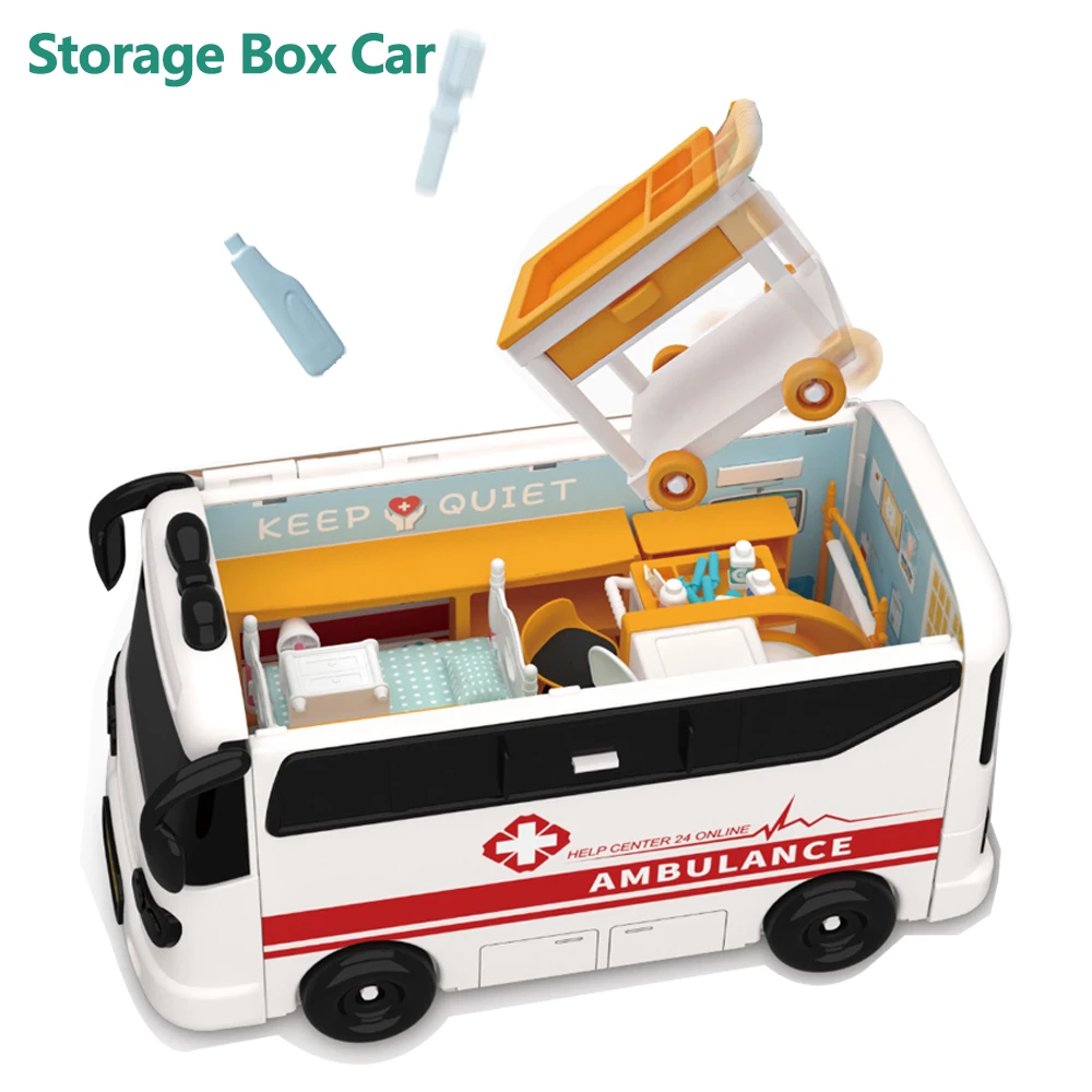 Декорации для больницы автобуса леса семьи кукольный домик сделай сам