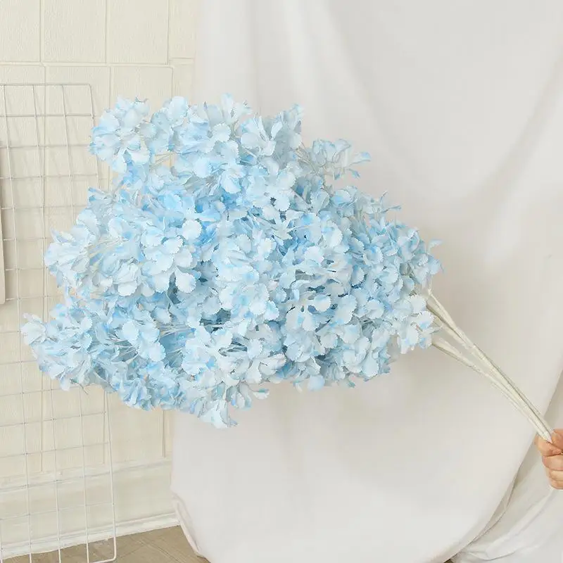 1 шт. искусственный цветок вишня натуральный шелк симуляция вишни цветы вечерние